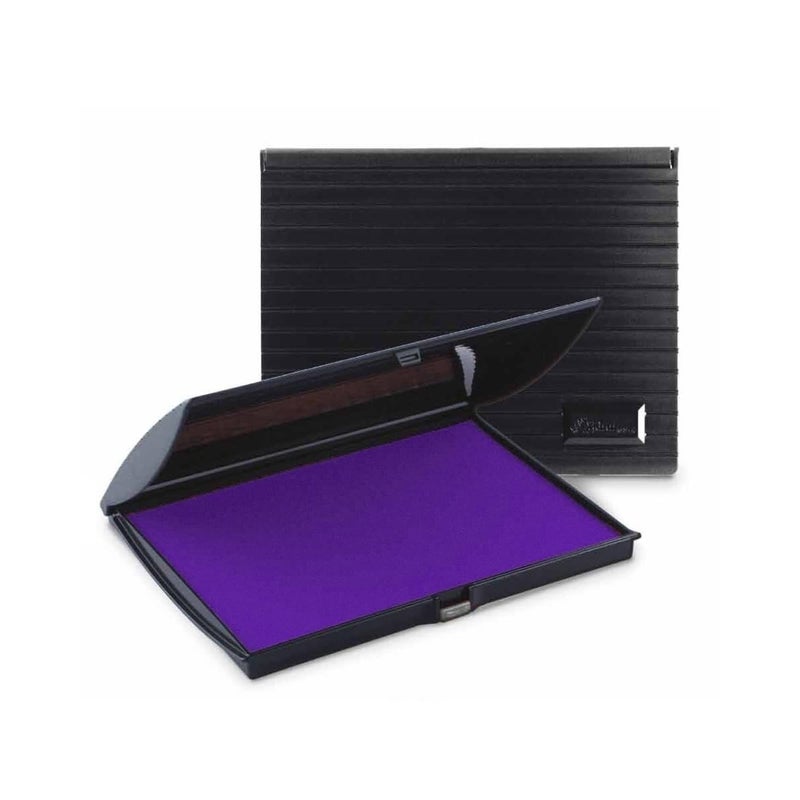 Uimprint Large 5'' x 7'' Felt Rubber Stamp Ink Pad, Purple - Image 1